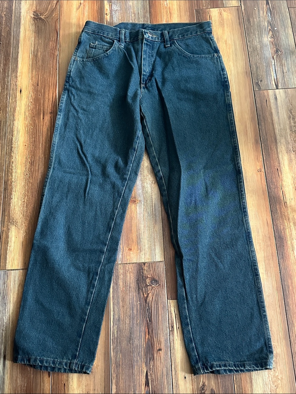 Rustler Men's Dark Blue Relaxed Jeans 32/30